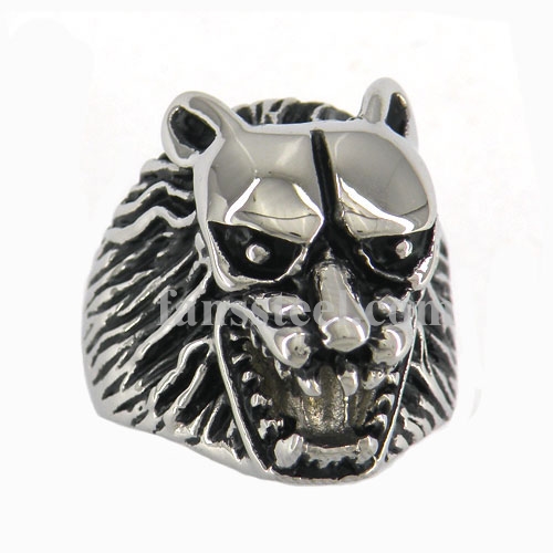 FSR10W71 wild wolf Ring - Click Image to Close